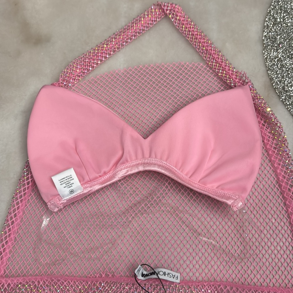 Fashion nova rhinestone dress med nwt - Picture 11 of 13